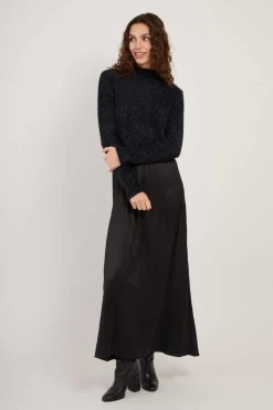 Outlet Robe longue en maille fluide VERLAINE Robes Longues