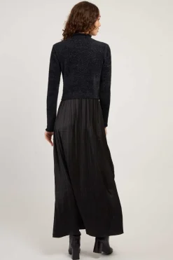 Outlet Robe longue en maille fluide VERLAINE Robes Longues