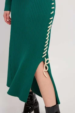 Hot Robe longue en maille JET-SET La Maille|Robes Longues