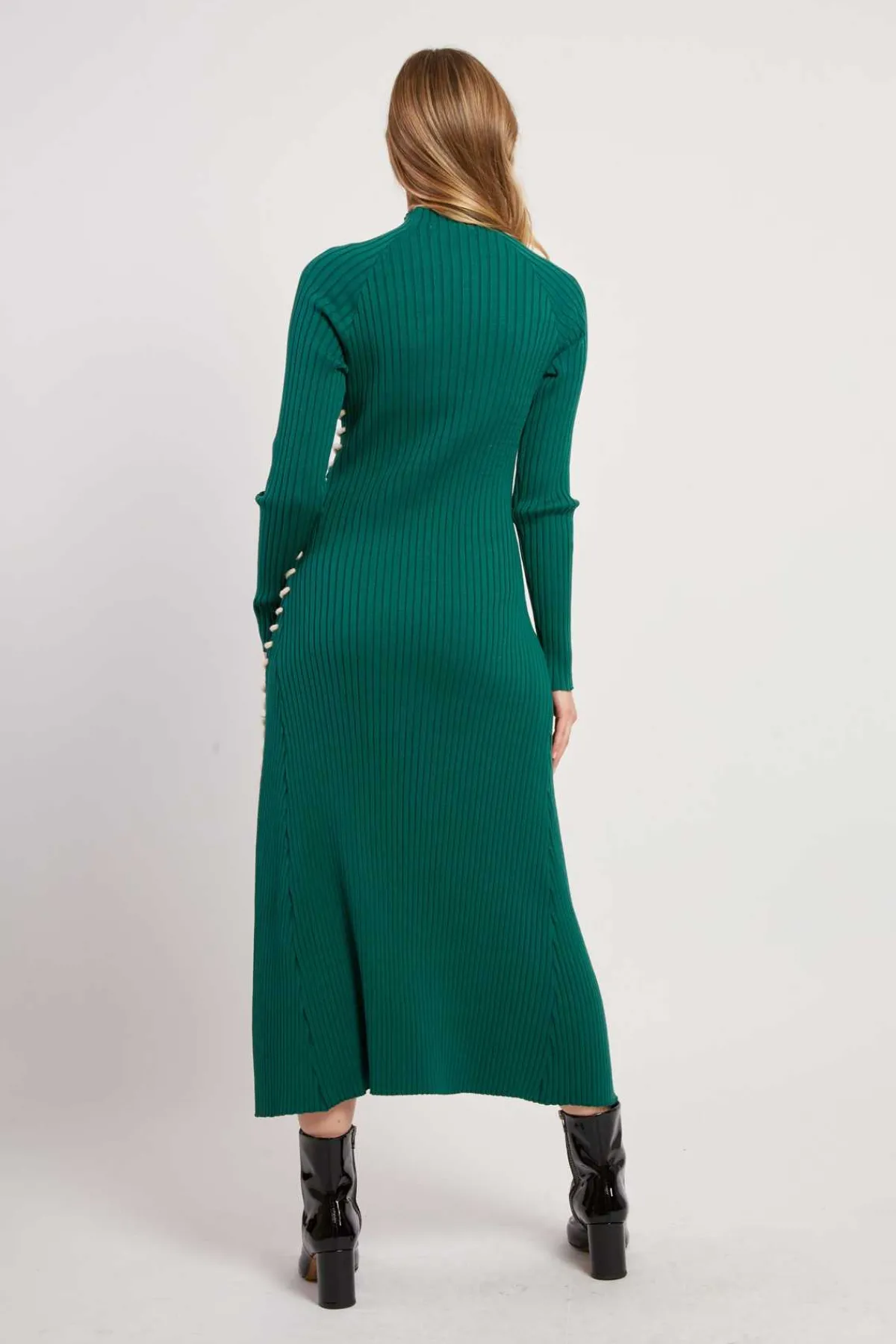 Hot Robe longue en maille JET-SET La Maille|Robes Longues