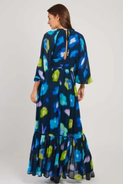 Discount Robe longue fluide imprimé floral BELEM Robes Imprimées|Robes Longues