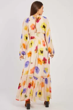 Discount Robe longue fluide imprimé floral BELEM Robes Imprimées|Robes Longues