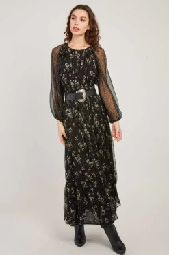 Flash Sale Robe longue imprimé floral BANDOL Robes Imprimées|Robes Longues