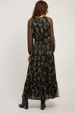 Flash Sale Robe longue imprimé floral BANDOL Robes Imprimées|Robes Longues