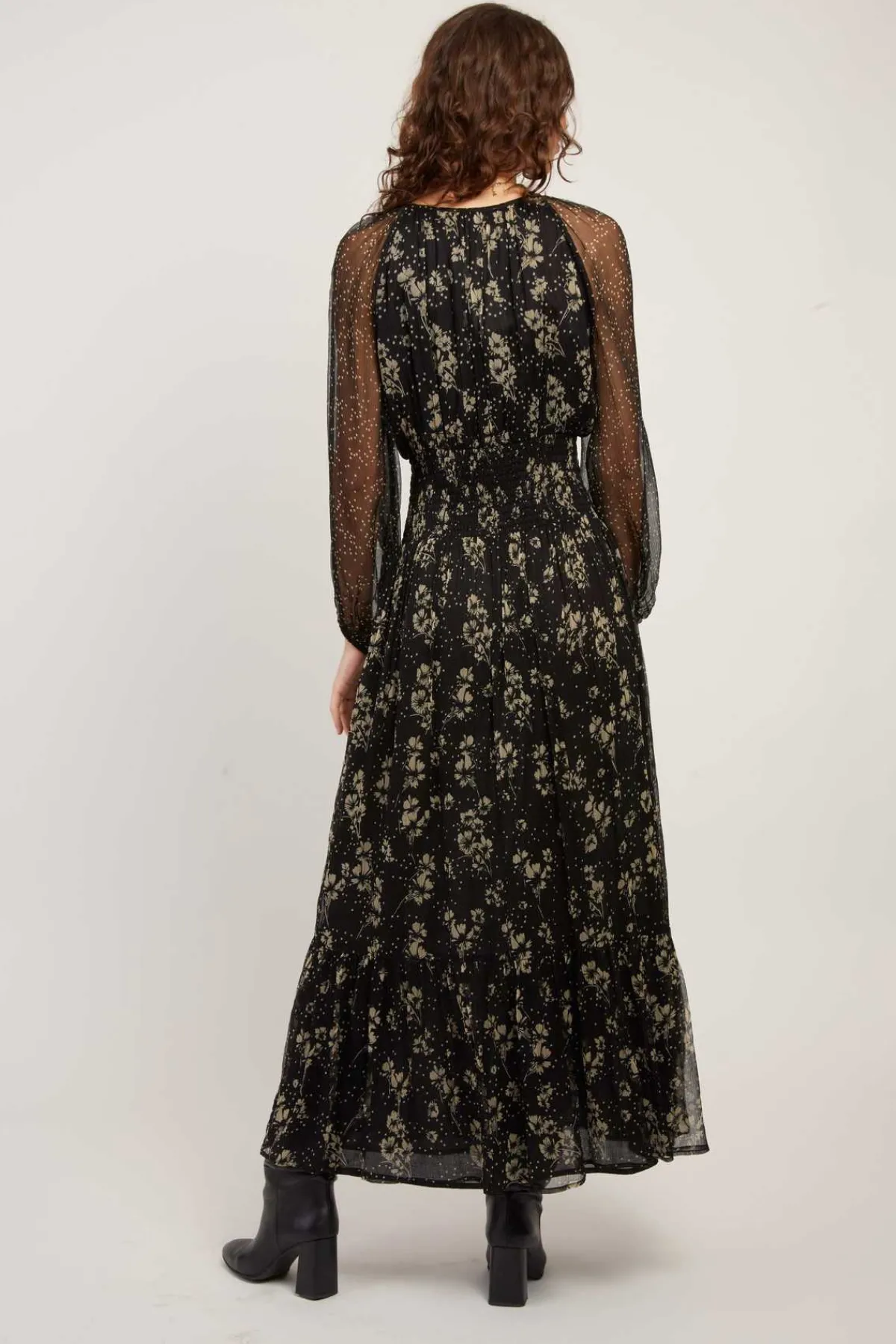 Flash Sale Robe longue imprimé floral BANDOL Robes Imprimées|Robes Longues