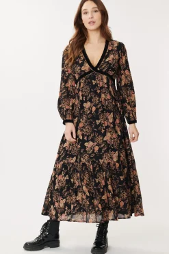 Clearance Robe longue imprimée ALFREDA Robes Imprimées|Robes Longues