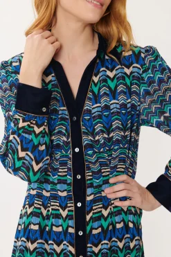 Hot Robe Longue Imprimée Multicolore ADOLIE Robes Imprimées|Robes Longues