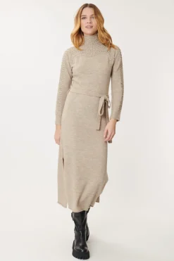 Best Sale Robe Longue Maille Broderies GUILLEMETTE La Maille|Robes Longues