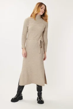 Best Sale Robe Longue Maille Broderies GUILLEMETTE La Maille|Robes Longues