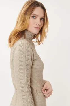 Best Sale Robe Longue Maille Broderies GUILLEMETTE La Maille|Robes Longues