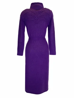 Best Sale Robe Longue Maille Broderies GUILLEMETTE La Maille|Robes Longues