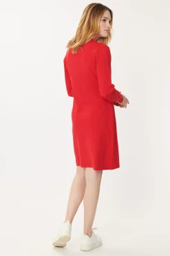 Cheap Robe Maille Unie Col V GAETANE Robes Courtes