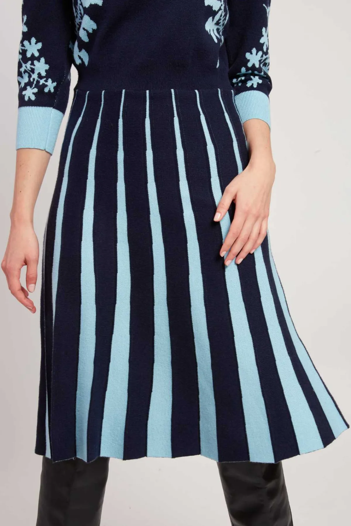 Fashion Robe mi-longue en maille JEANNICK La Maille|Robes Longues