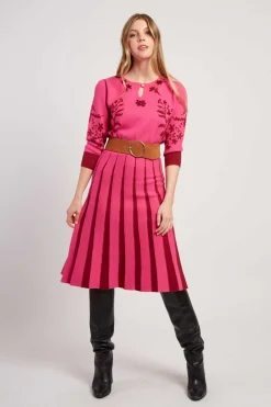 Fashion Robe mi-longue en maille JEANNICK La Maille|Robes Longues