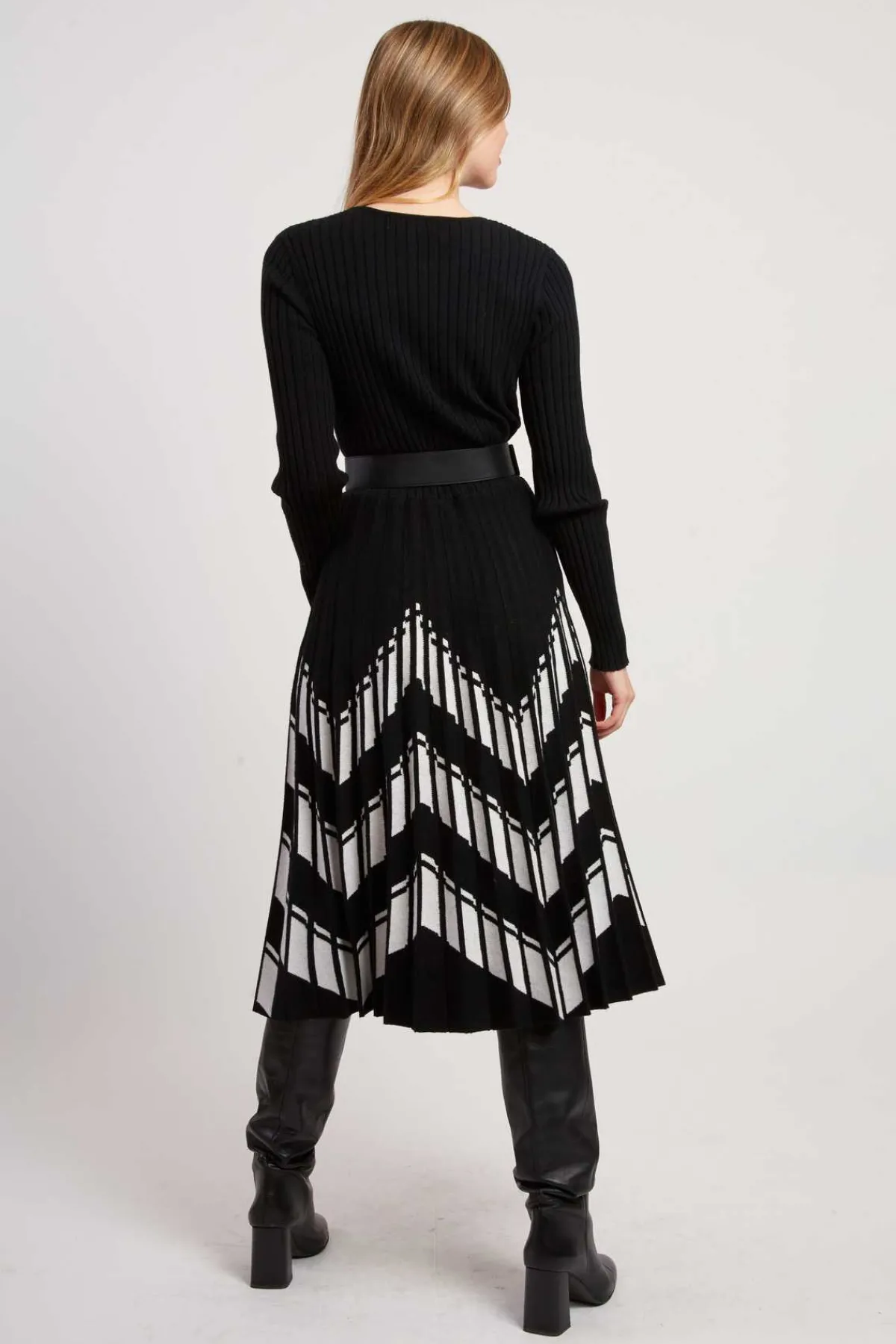 Hot Robe mi-longue en maille JALOUSE Robes Longues