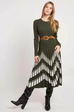 Hot Robe mi-longue en maille JALOUSE Robes Longues