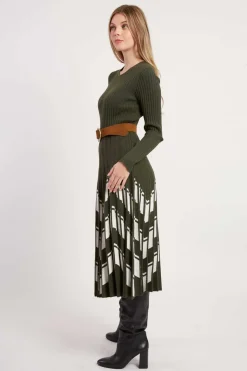 Hot Robe mi-longue en maille JALOUSE Robes Longues