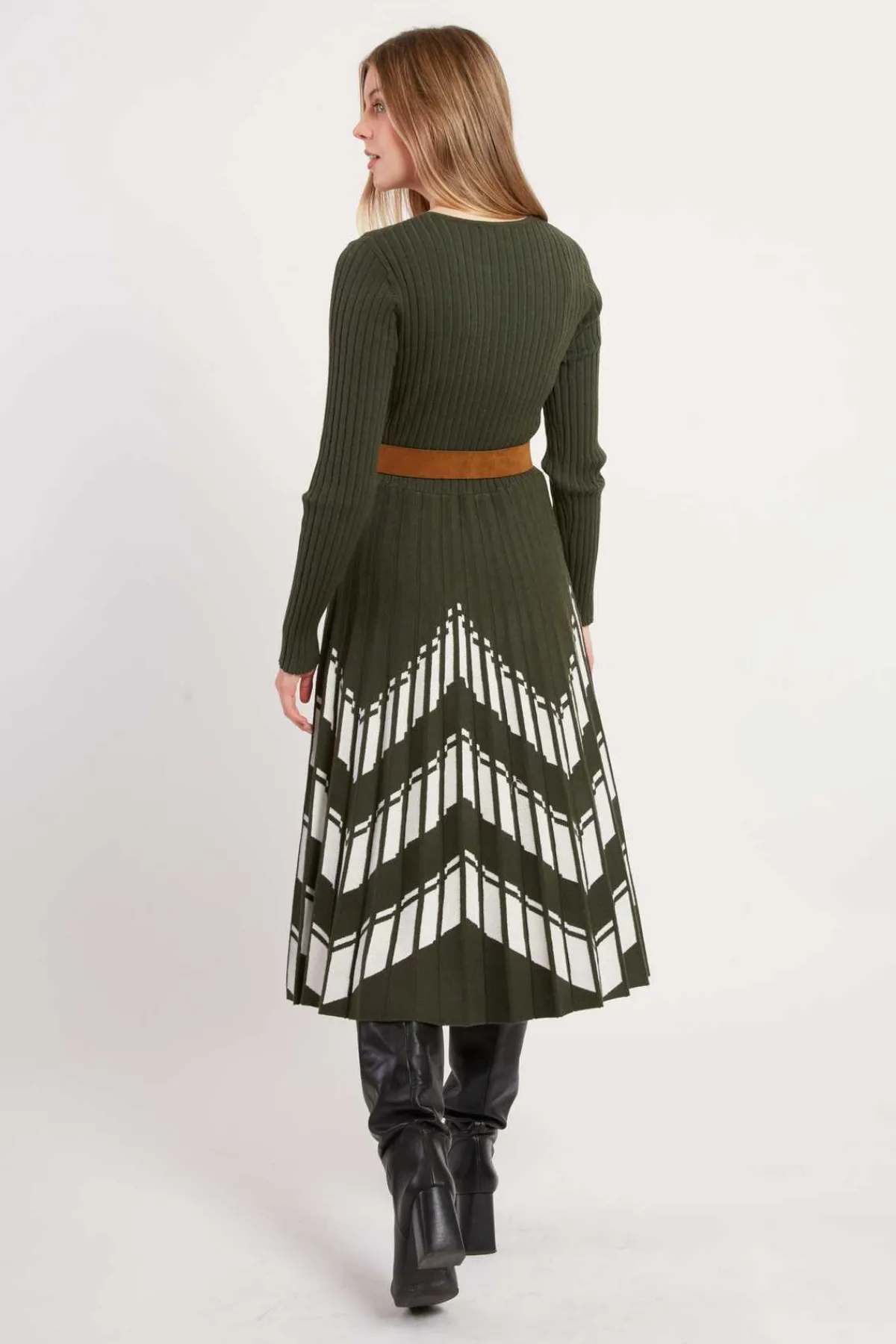 Hot Robe mi-longue en maille JALOUSE Robes Longues