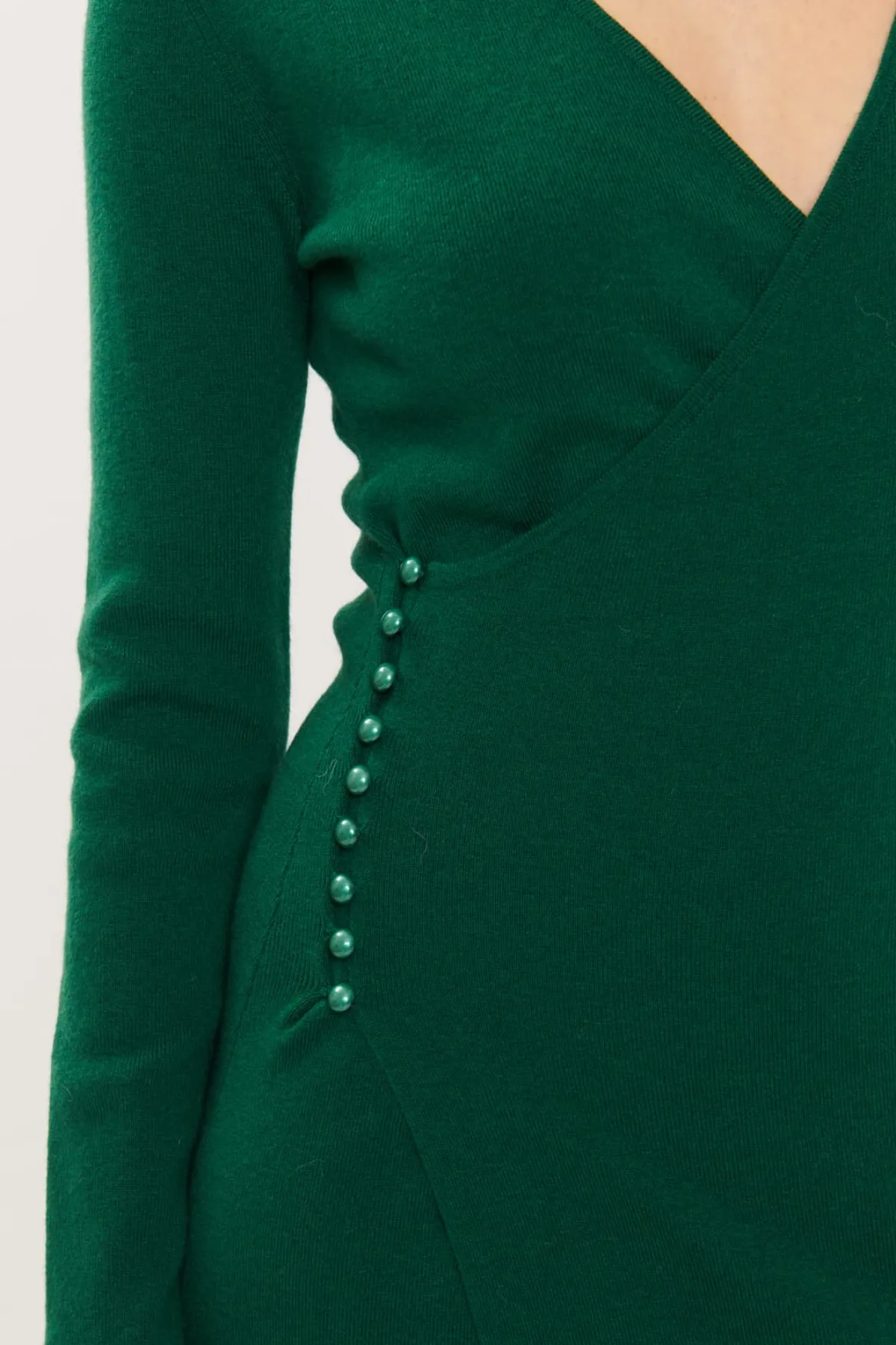 Clearance Robe mi-longue en maille unie GAVINA La Maille|Robes Longues