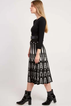 Hot Robe mi-longue manches longues en maille JOAKIM La Maille|Robes Longues