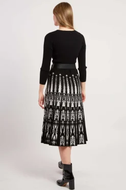 Hot Robe mi-longue manches longues en maille JOAKIM La Maille|Robes Longues