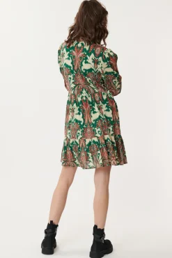 New Robe Paisley Brodée AGRIPPINE Robes Imprimées|Robes Courtes