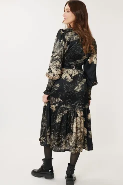 Sale Robe Portefeuille Imprimée ADELITA Robes Imprimées|Robes Longues