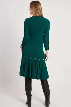 Outlet Robe unie mi-longue en maille JONAS Robes Longues