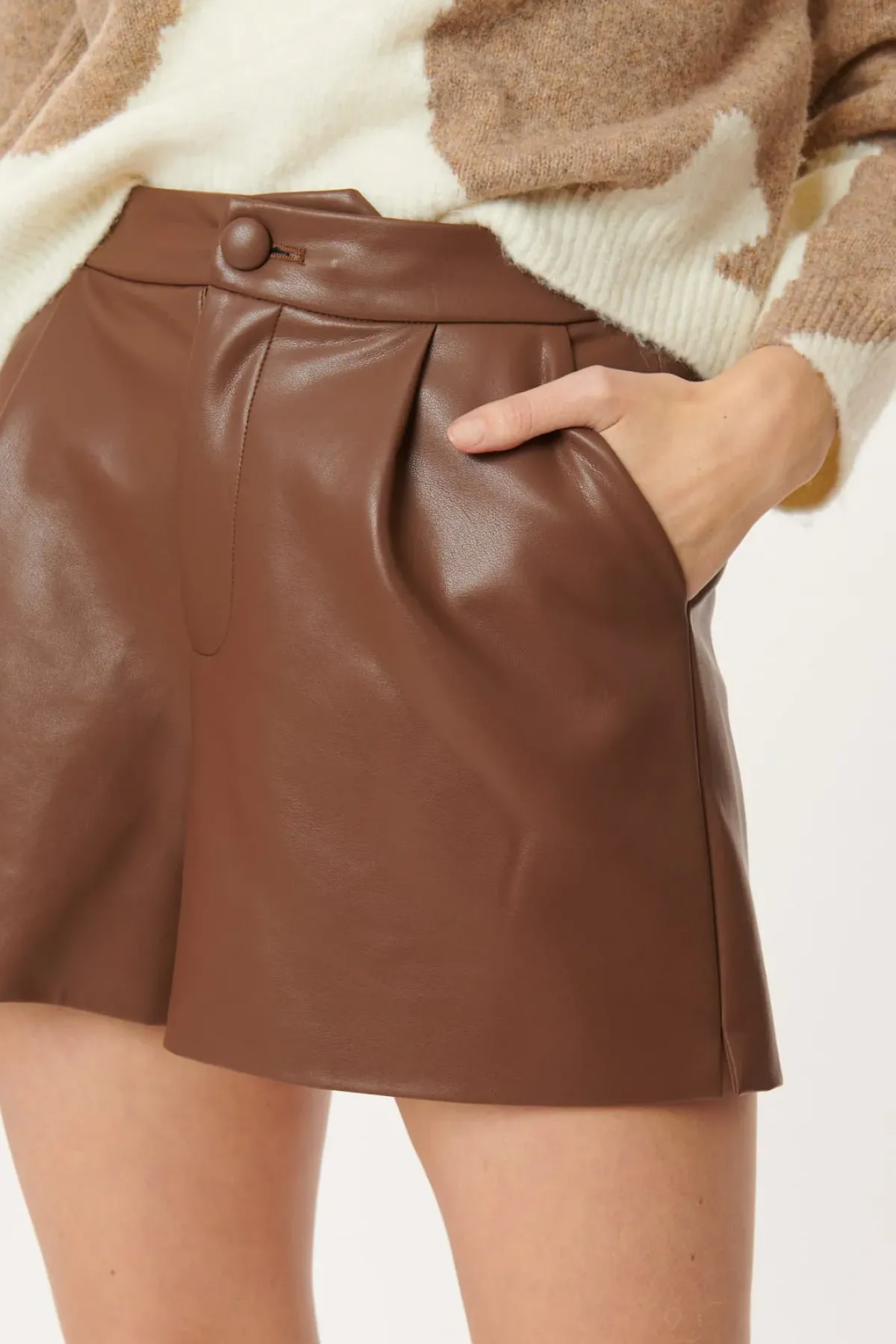 Fashion Short en Similicuir NAIROBI Les Jupes & Pantalons