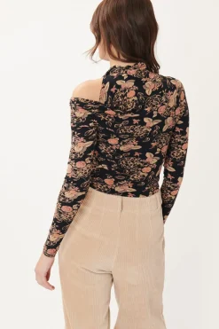 Cheap Tee shirt asymétrique imprimé IRELAND Les Blouses, Chemisiers & Tops