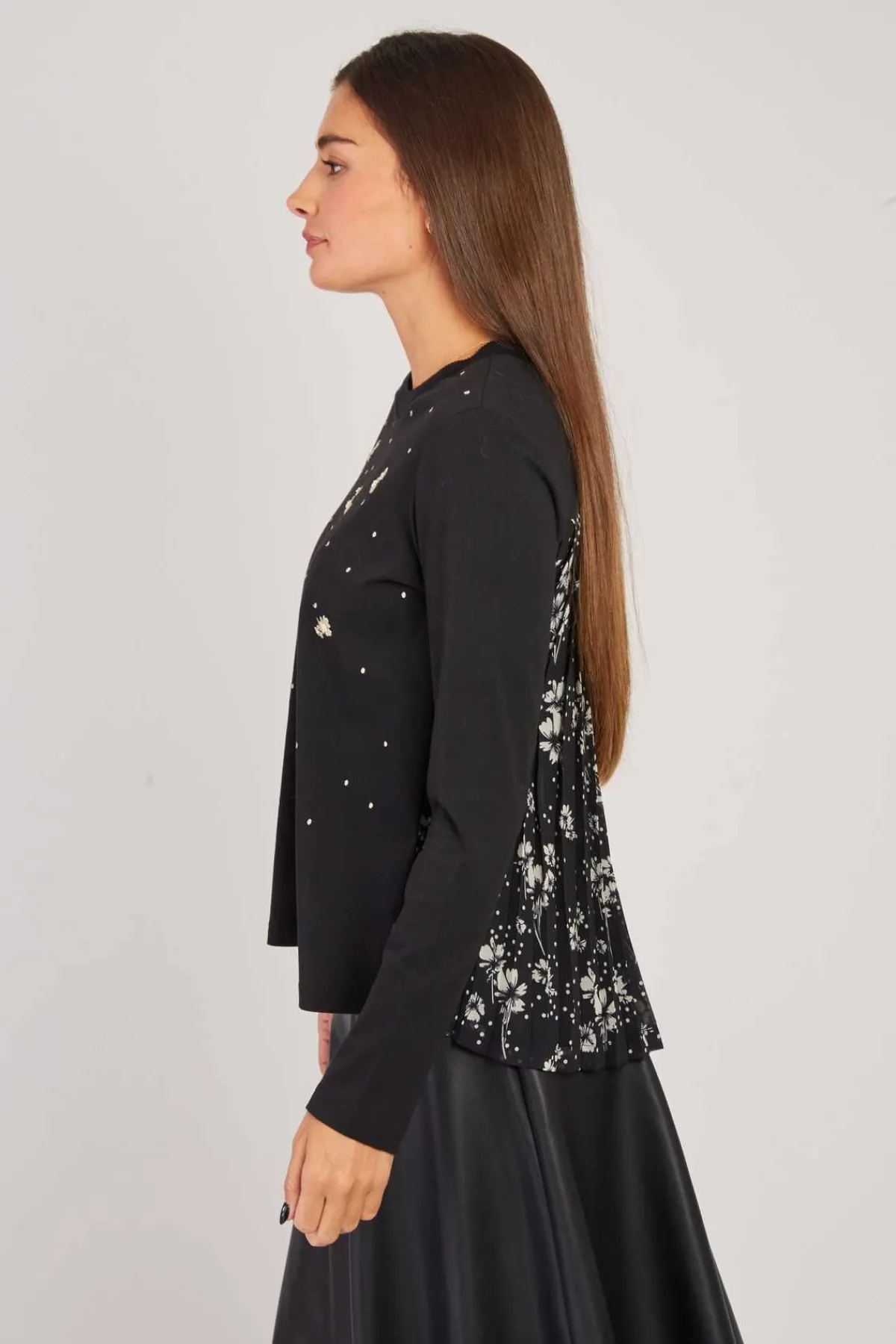 Online T-shirt manches longues avec broderies WASHINGTON Les Blouses, Chemisiers & Tops