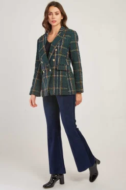 Outlet Veste blazer à carreaux LAURE Les Manteaux, Vestes & Doudounes