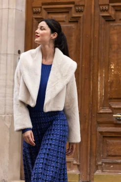 Outlet Veste courte en fausse fourrure LALIE Les Manteaux, Vestes & Doudounes
