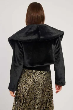 Outlet Veste courte en fausse fourrure LALIE Les Manteaux, Vestes & Doudounes