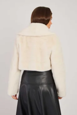 Outlet Veste courte en fausse fourrure LALIE Les Manteaux, Vestes & Doudounes