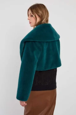 Outlet Veste courte en fausse fourrure LALIE Les Manteaux, Vestes & Doudounes