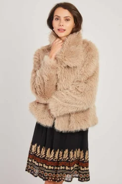 Cheap Veste courte en fausse LUCINDA Les Manteaux, Vestes & Doudounes