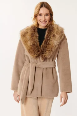 Clearance Veste en fausse fourrure CAPUCINE Les Manteaux, Vestes & Doudounes