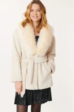 Clearance Veste en fausse fourrure CAPUCINE Les Manteaux, Vestes & Doudounes