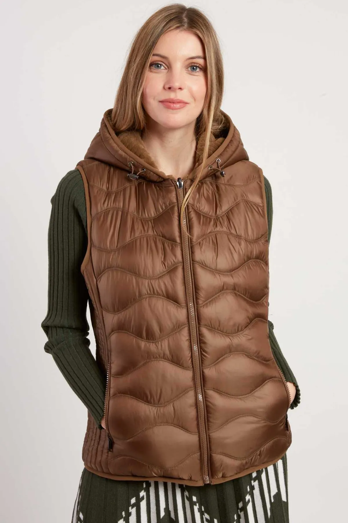 Fashion Veste reversible sans manches ELEKTRA Les Manteaux, Vestes & Doudounes