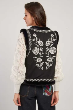 Store Veste reversible sans manches LAURETTE Les Manteaux, Vestes & Doudounes|Les Gilets, Cardigans & Pulls