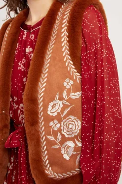 Store Veste reversible sans manches LAURETTE Les Manteaux, Vestes & Doudounes|Les Gilets, Cardigans & Pulls