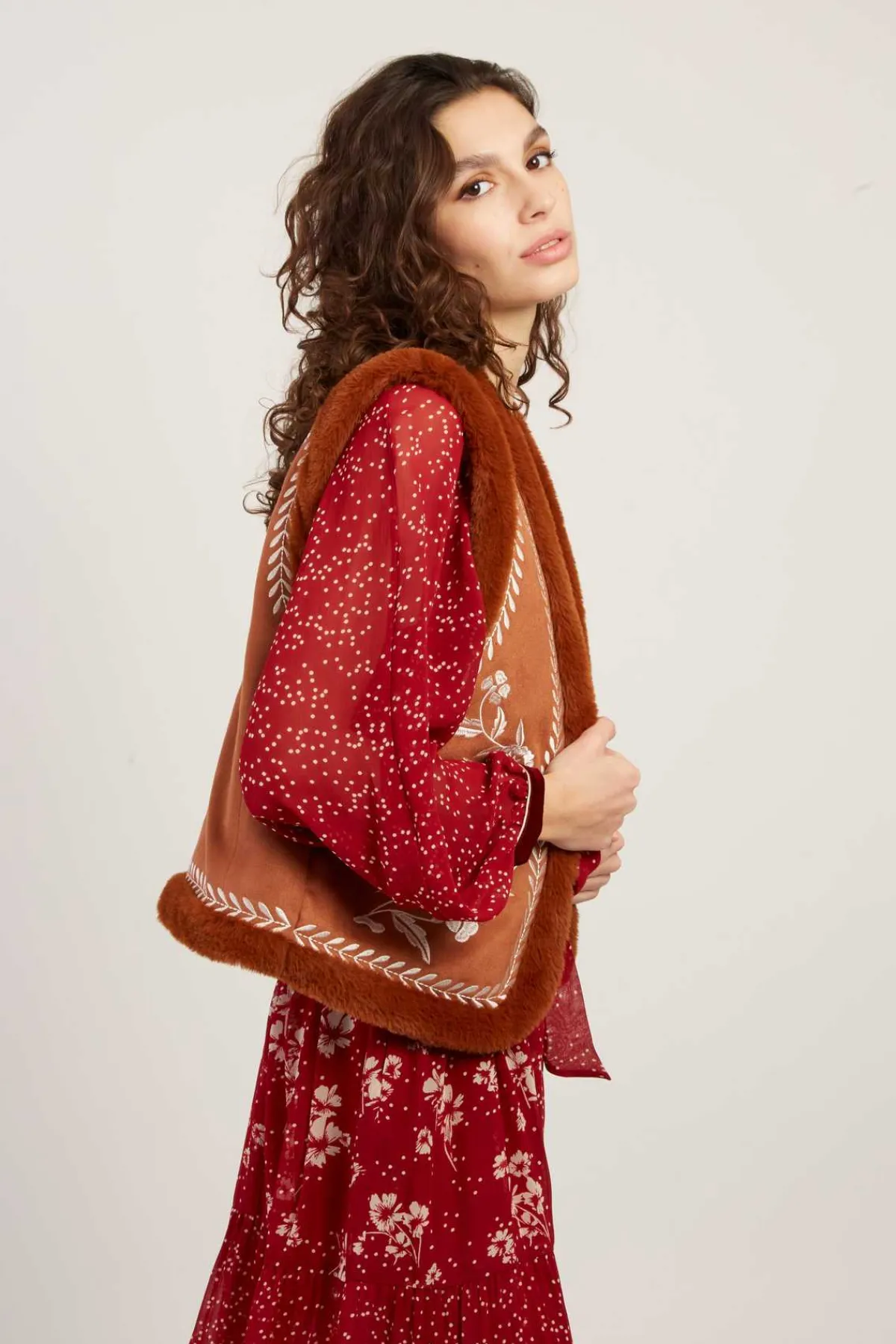 Store Veste reversible sans manches LAURETTE Les Manteaux, Vestes & Doudounes|Les Gilets, Cardigans & Pulls