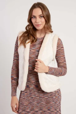 Best Veste réversible sans manches LAURENCE Les Manteaux, Vestes & Doudounes|Les Gilets, Cardigans & Pulls