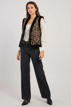 Best Veste réversible sans manches LAURENCE Les Manteaux, Vestes & Doudounes|Les Gilets, Cardigans & Pulls