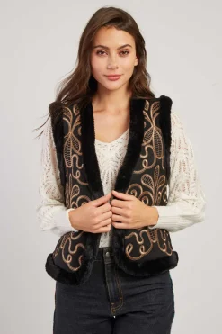 Best Veste réversible sans manches LAURENCE Les Manteaux, Vestes & Doudounes|Les Gilets, Cardigans & Pulls