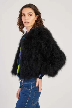 Cheap Veste unie en plume LINETTE Les Manteaux, Vestes & Doudounes