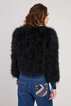 Cheap Veste unie en plume LINETTE Les Manteaux, Vestes & Doudounes