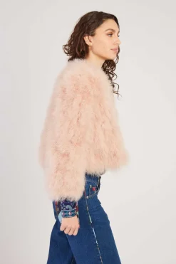 Cheap Veste unie en plume LINETTE Les Manteaux, Vestes & Doudounes