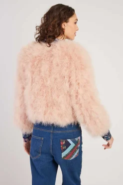 Cheap Veste unie en plume LINETTE Les Manteaux, Vestes & Doudounes